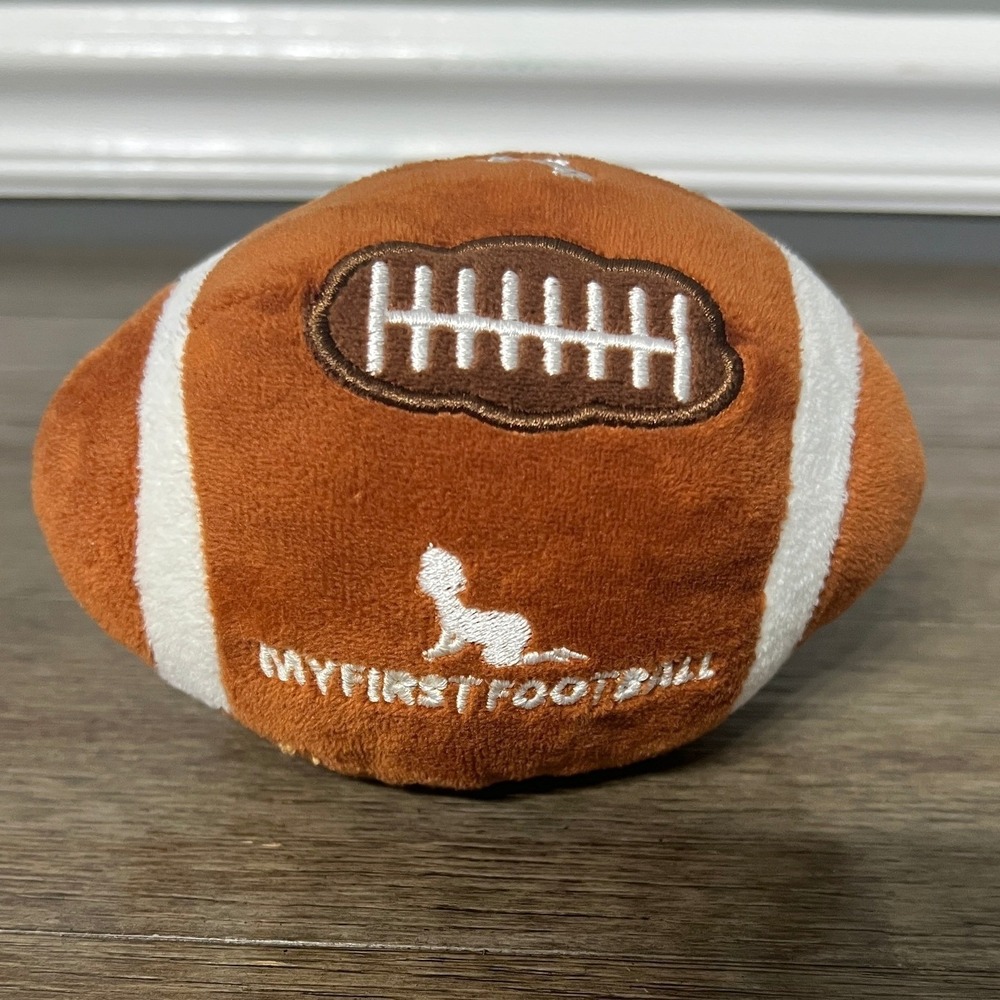 Plush Creations My First Football Brown White Touchdown Baby Kids Soft Plush Toy